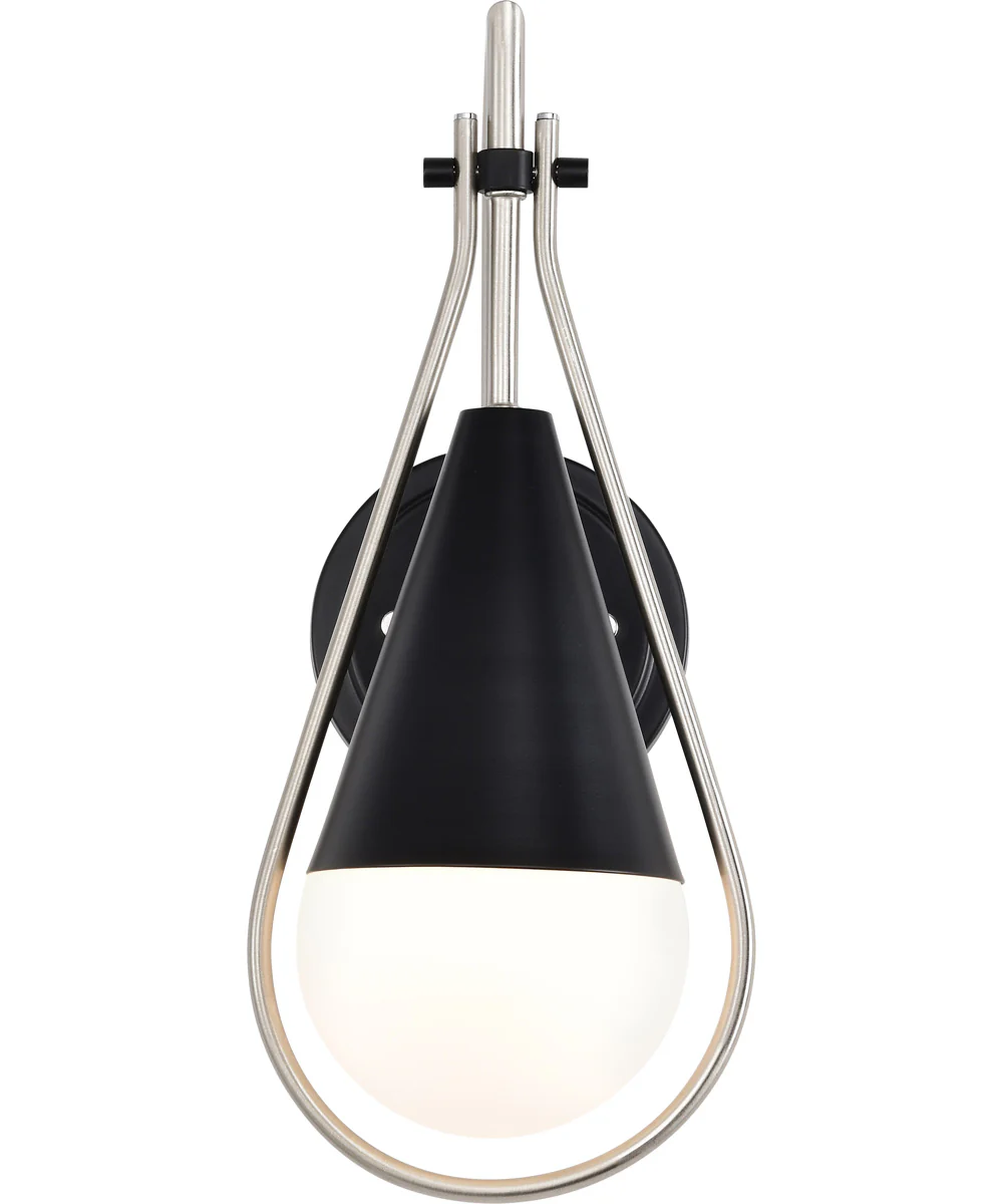Admiral 1-Light Vanity & Wall Matte Black - Image 6