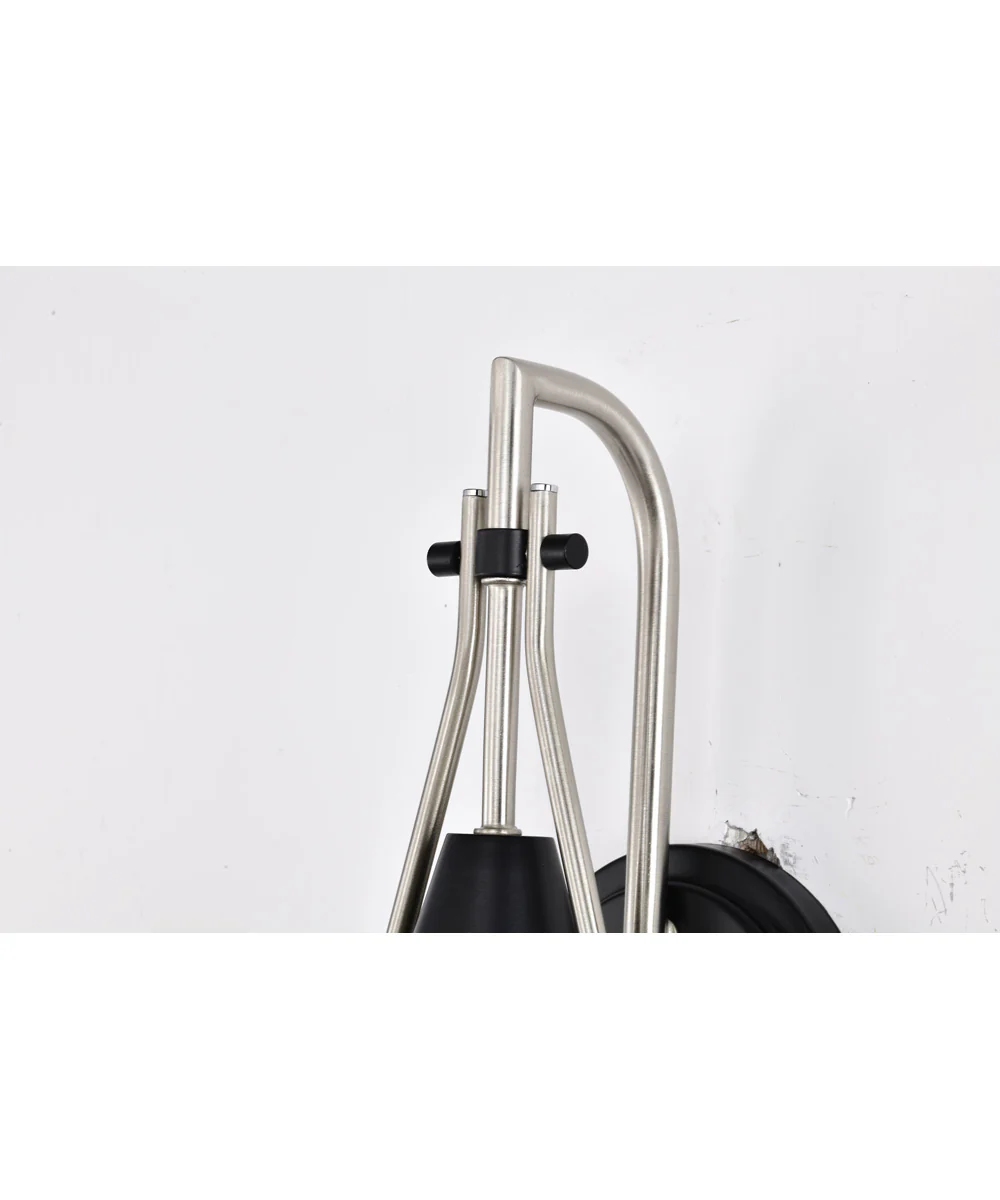 Admiral 1-Light Vanity & Wall Matte Black - Image 8