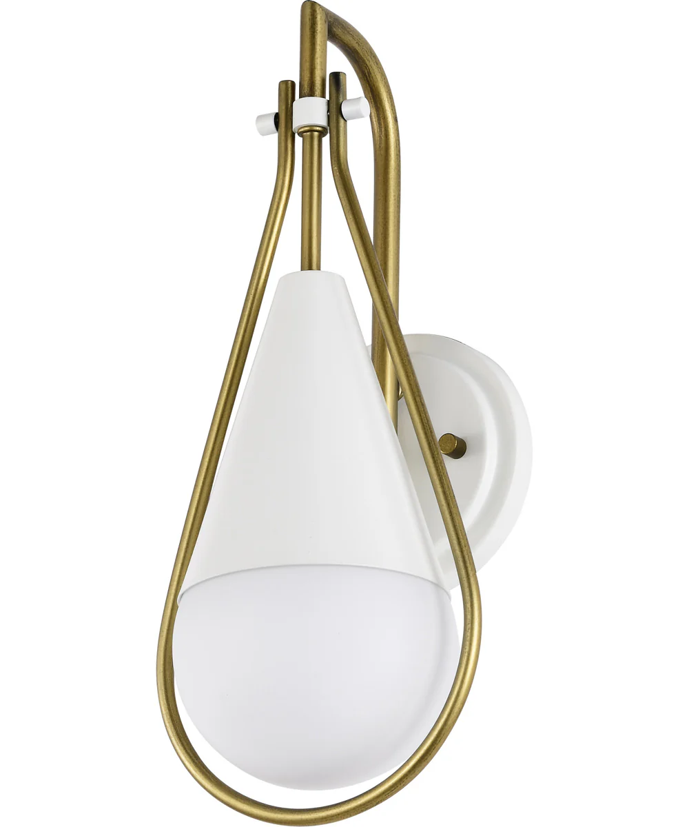 Admiral 1-Light Vanity & Wall Matte White