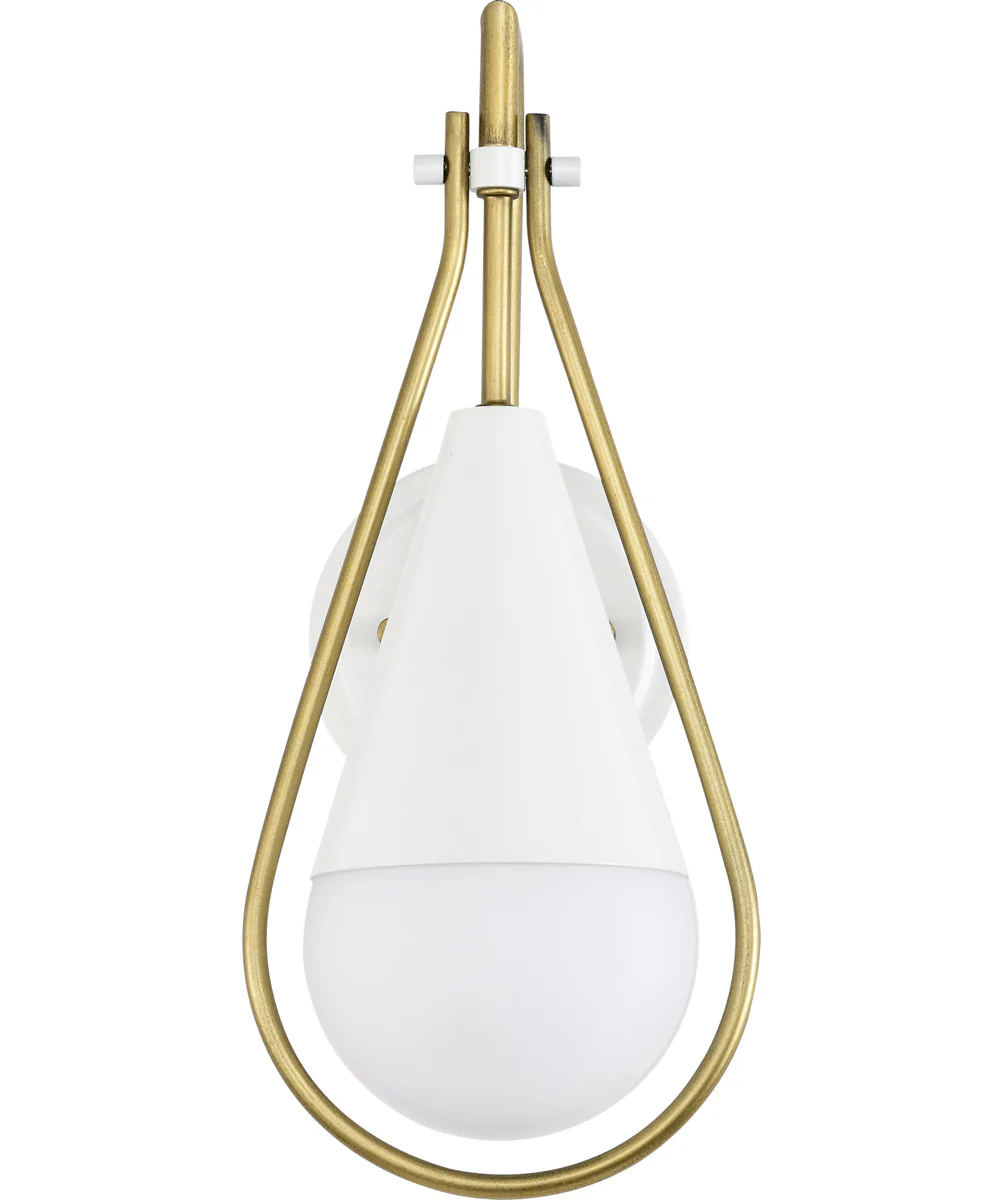 Admiral 1-Light Vanity & Wall Matte White - Image 3