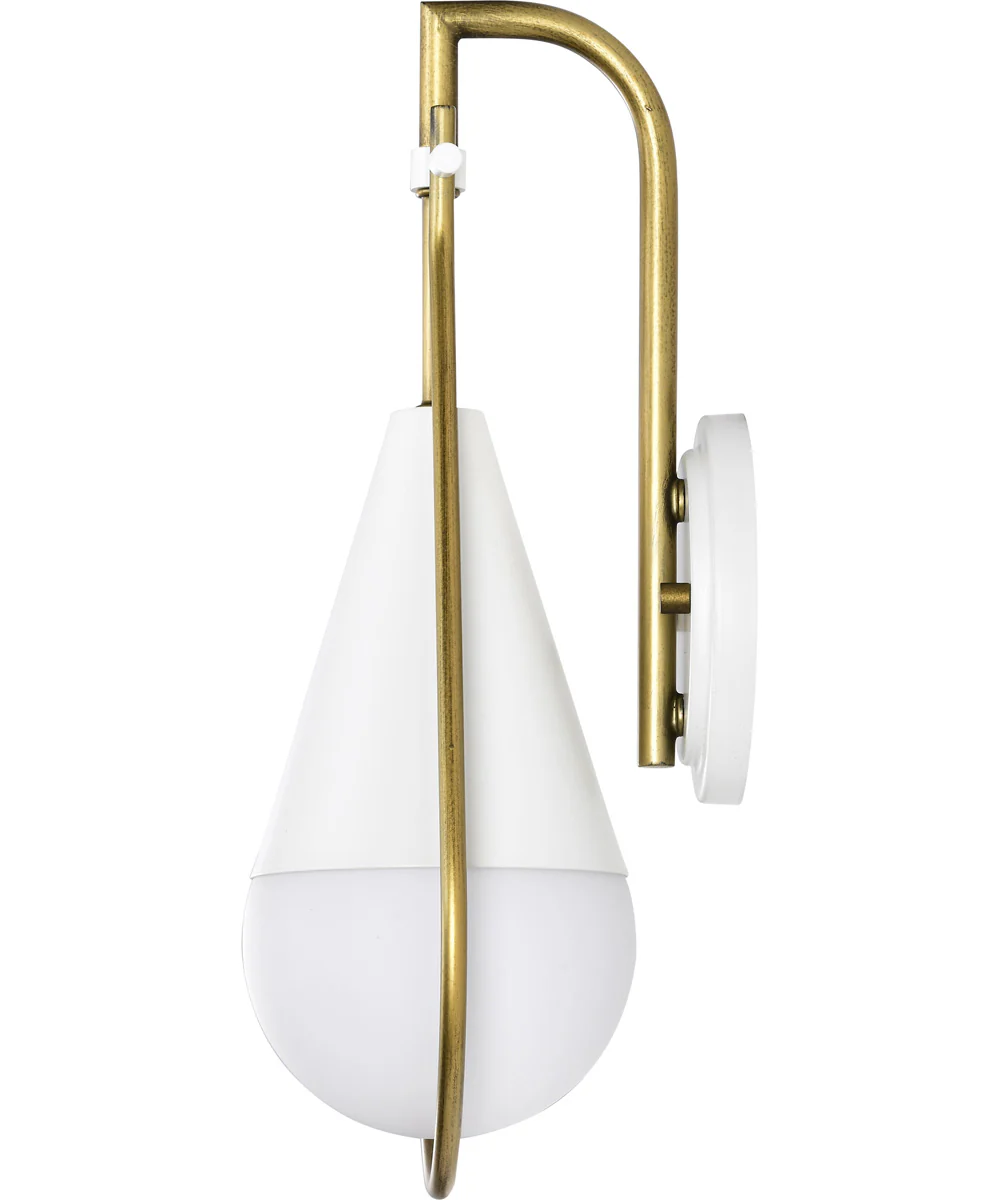 Admiral 1-Light Vanity & Wall Matte White - Image 5