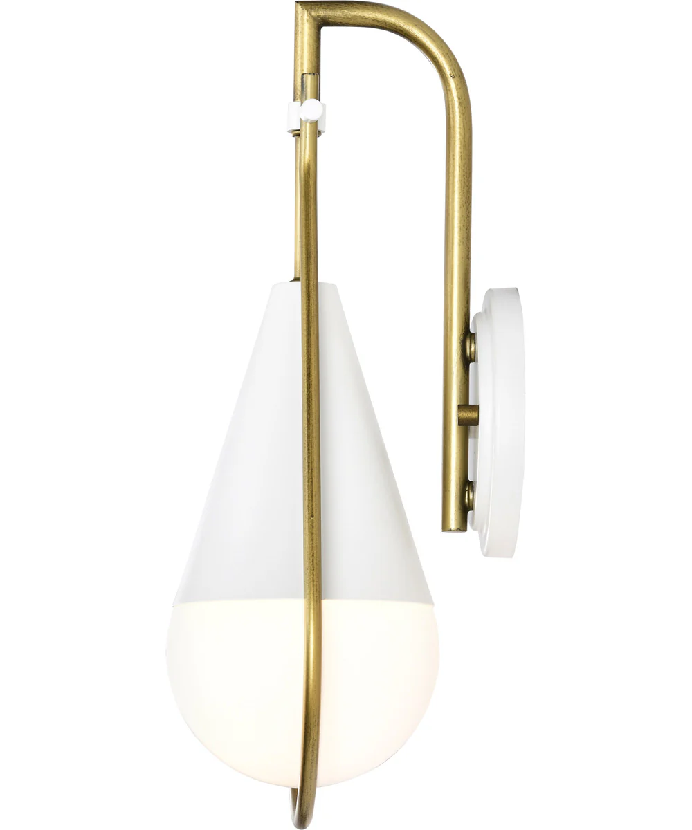 Admiral 1-Light Vanity & Wall Matte White - Image 6