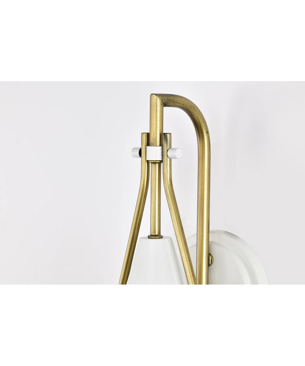 Admiral 1-Light Vanity & Wall Matte White - Image 8