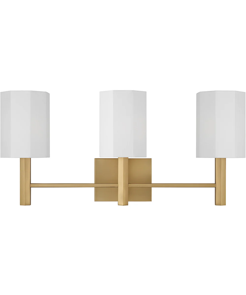 Adrian 3-Light Vanity Aged Brass - Image 5
