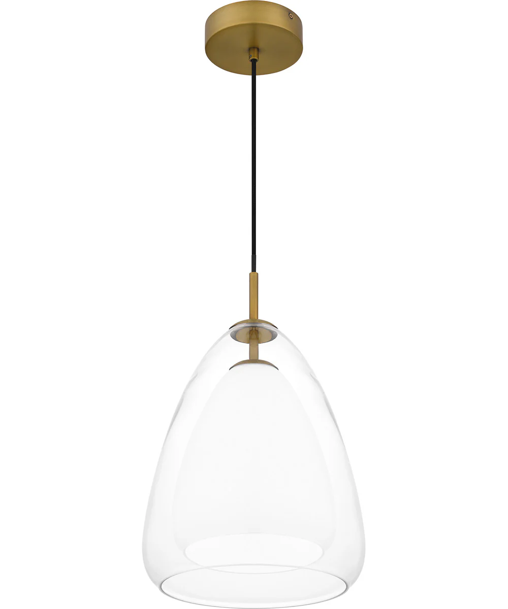 Aero 1-light Mini Pendant Aged Brass - Image 4
