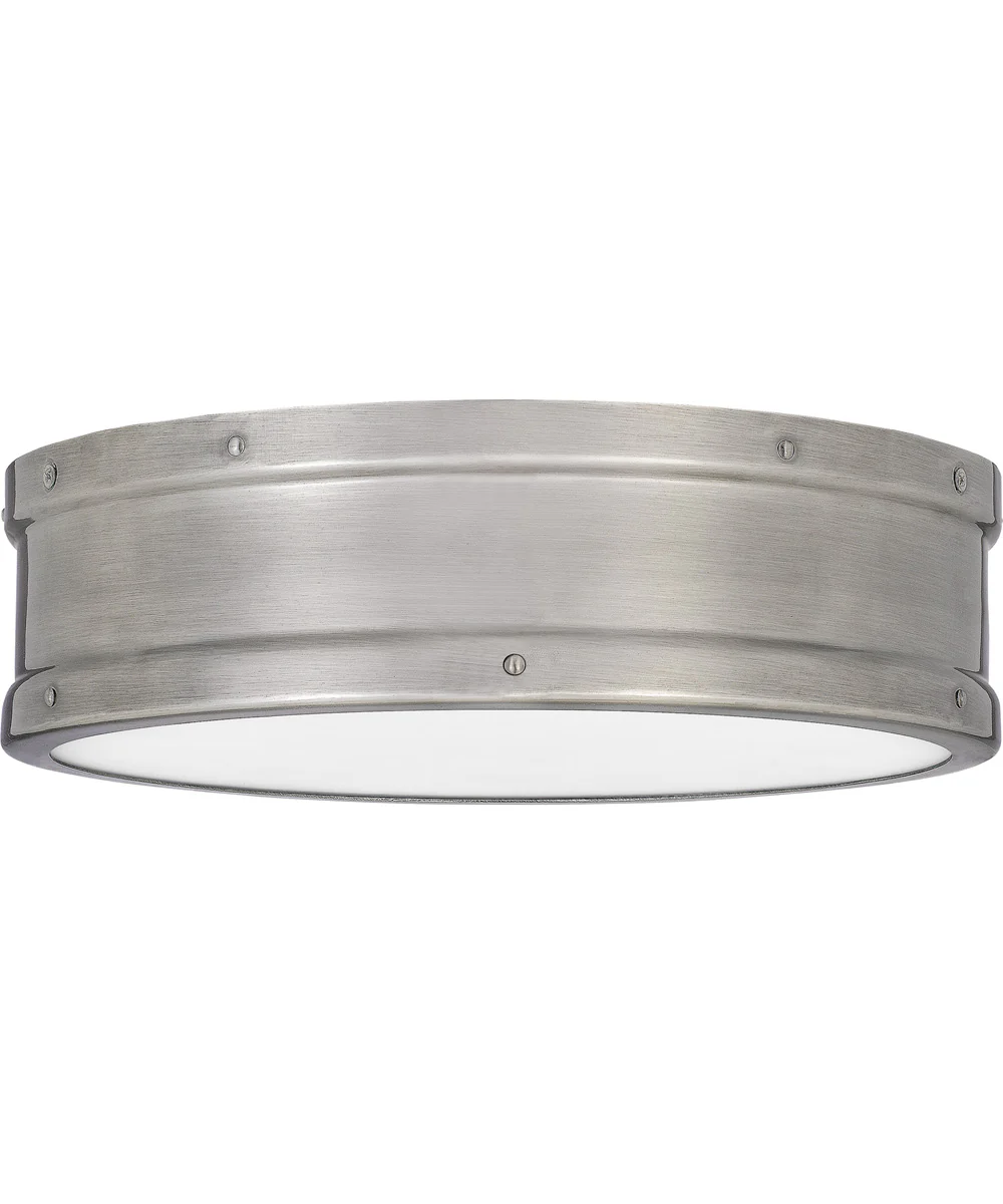 Ahoy  Flush Mount Antique Polished Nickel - Image 3
