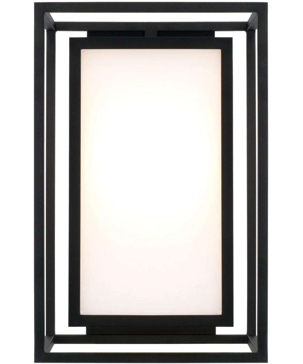 Aiden 1-Light Outdoor Wall-Lantern Black - Image 3