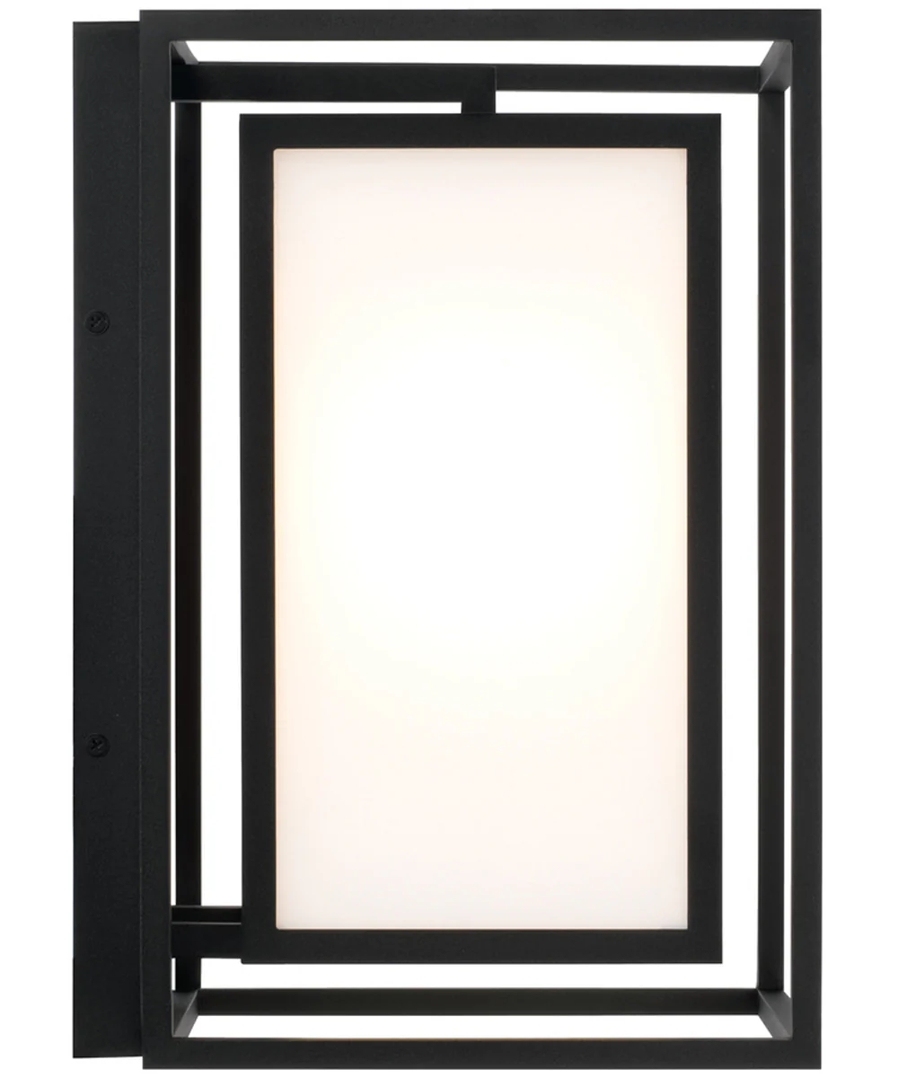 Aiden 1-Light Outdoor Wall-Lantern Black - Image 4