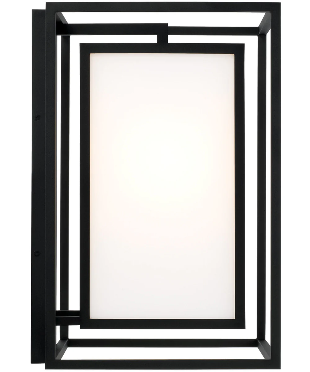 Aiden 1-Light Outdoor Wall-Lantern Black - Image 6