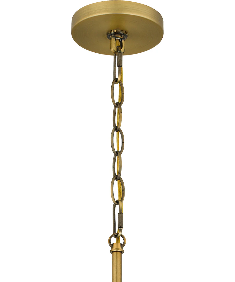 Airedale 8-light Chandelier Aged Brass - Image 6