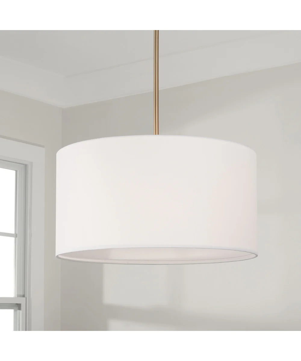Alan 3-Light Pendant Aged Brass - Image 2