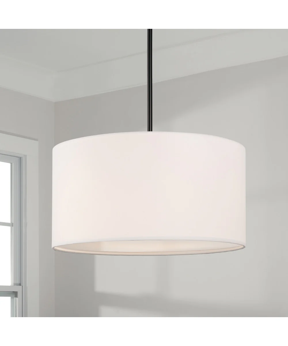 Alan 3-Light Pendant Matte Black - Image 2