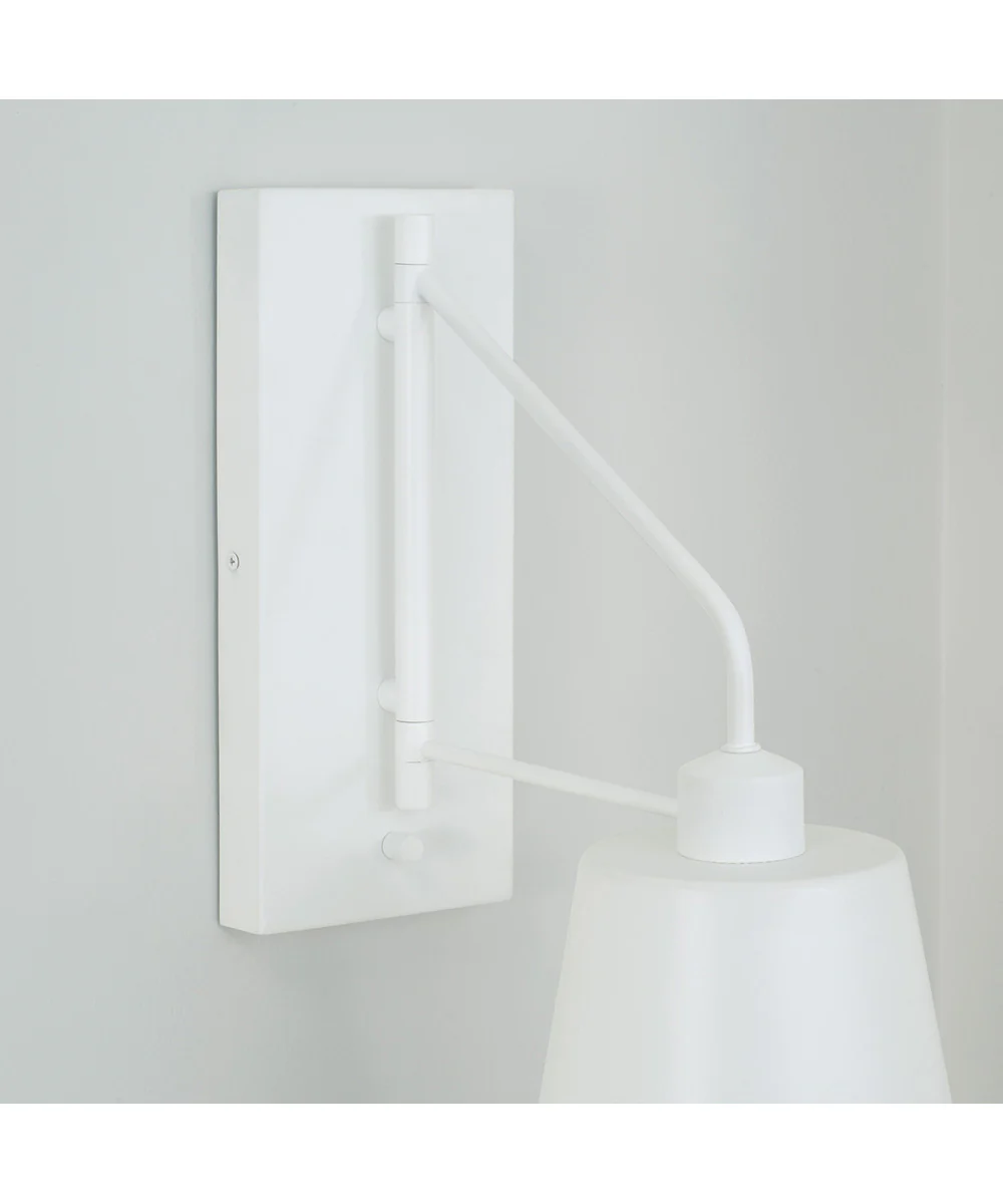 Alden 1-Light Sconce Matte White - Image 4
