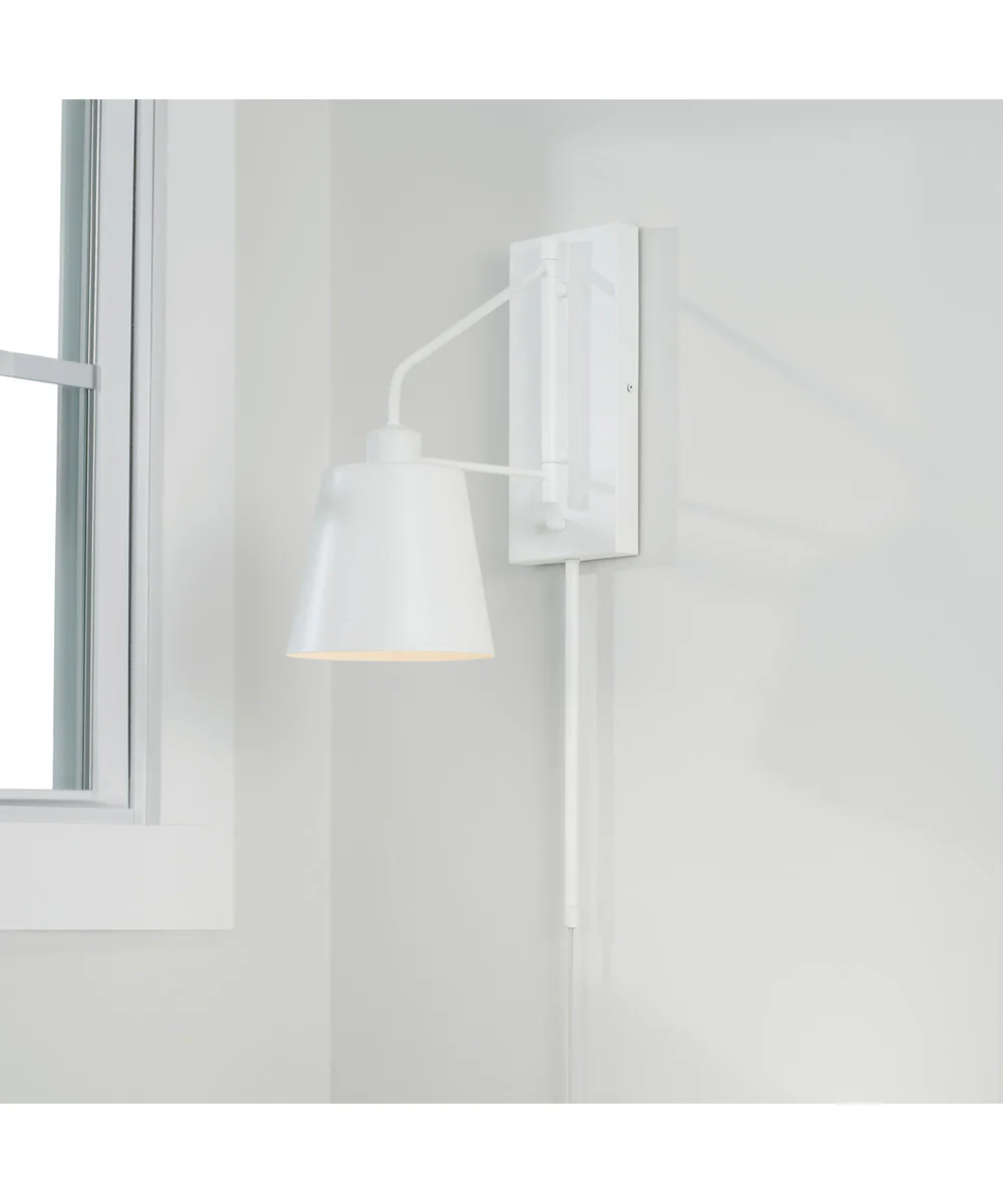 Alden 1-Light Sconce Matte White - Image 5