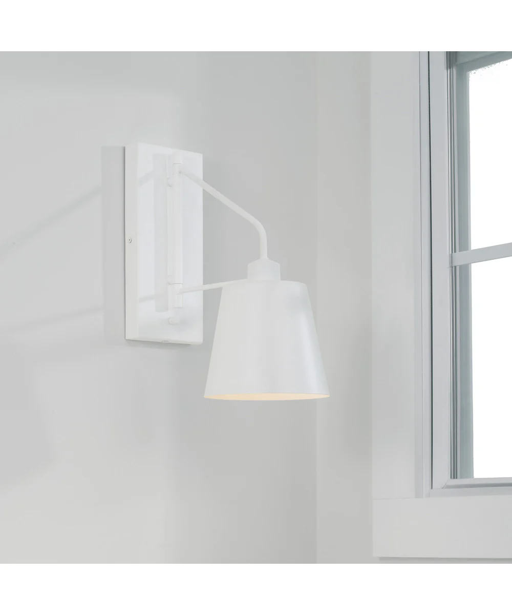 Alden 1-Light Sconce Matte White - Image 6