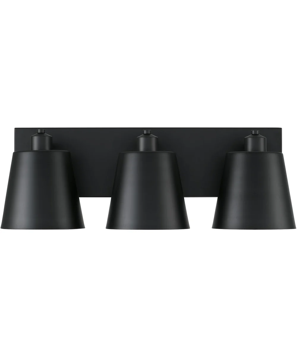 Alden 3-Light Vanity Matte Black - Image 4