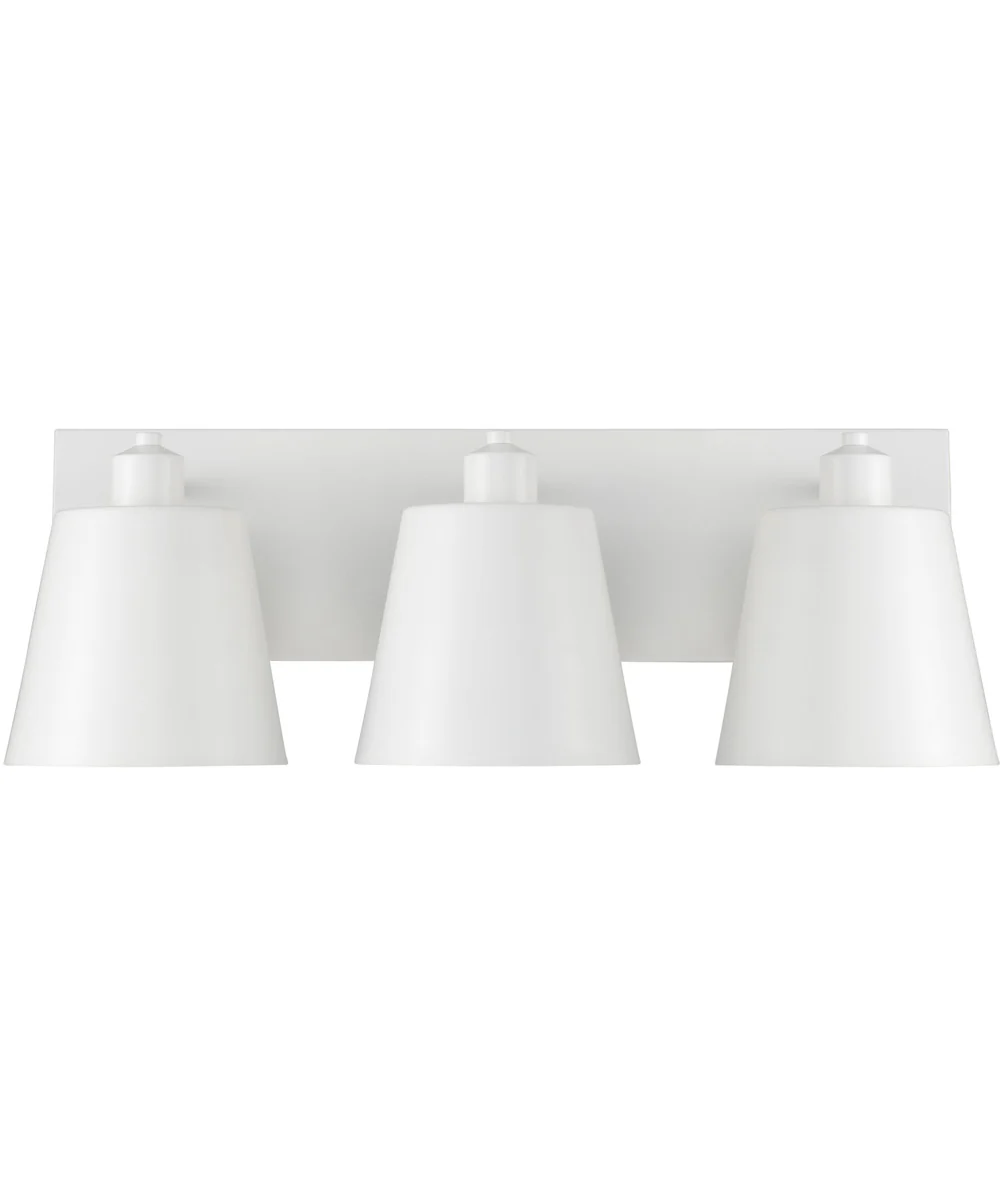 Alden 3-Light Vanity Matte White - Image 3