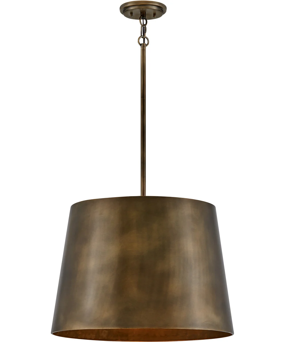 Alder 1-Light Medium Outdoor Hanging Pendant in Burnished Bronze