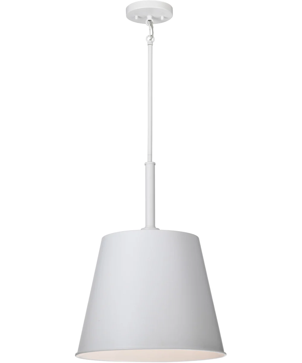 Alexis 1-Light Pendant Matte White - Image 2