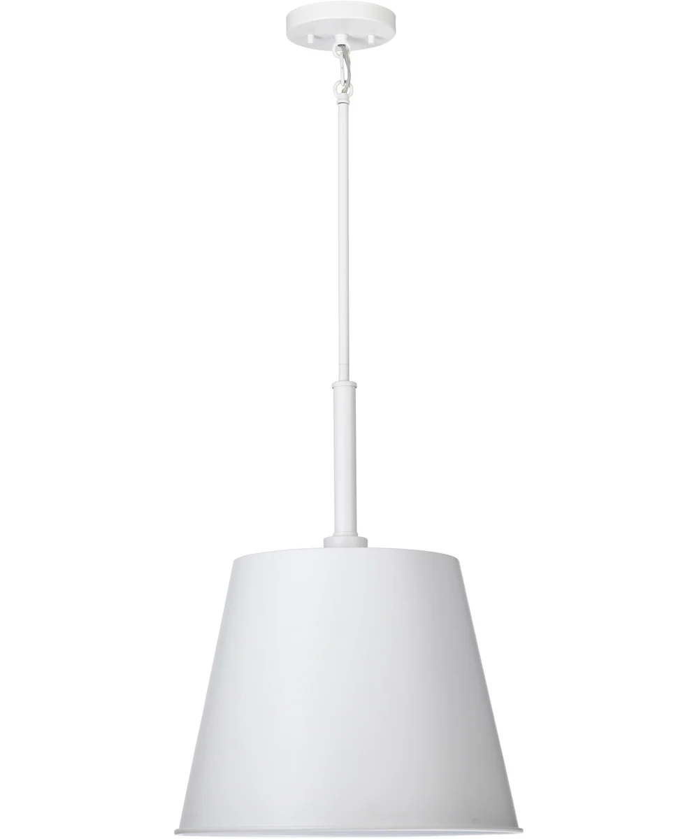 Alexis 1-Light Pendant Matte White - Image 3