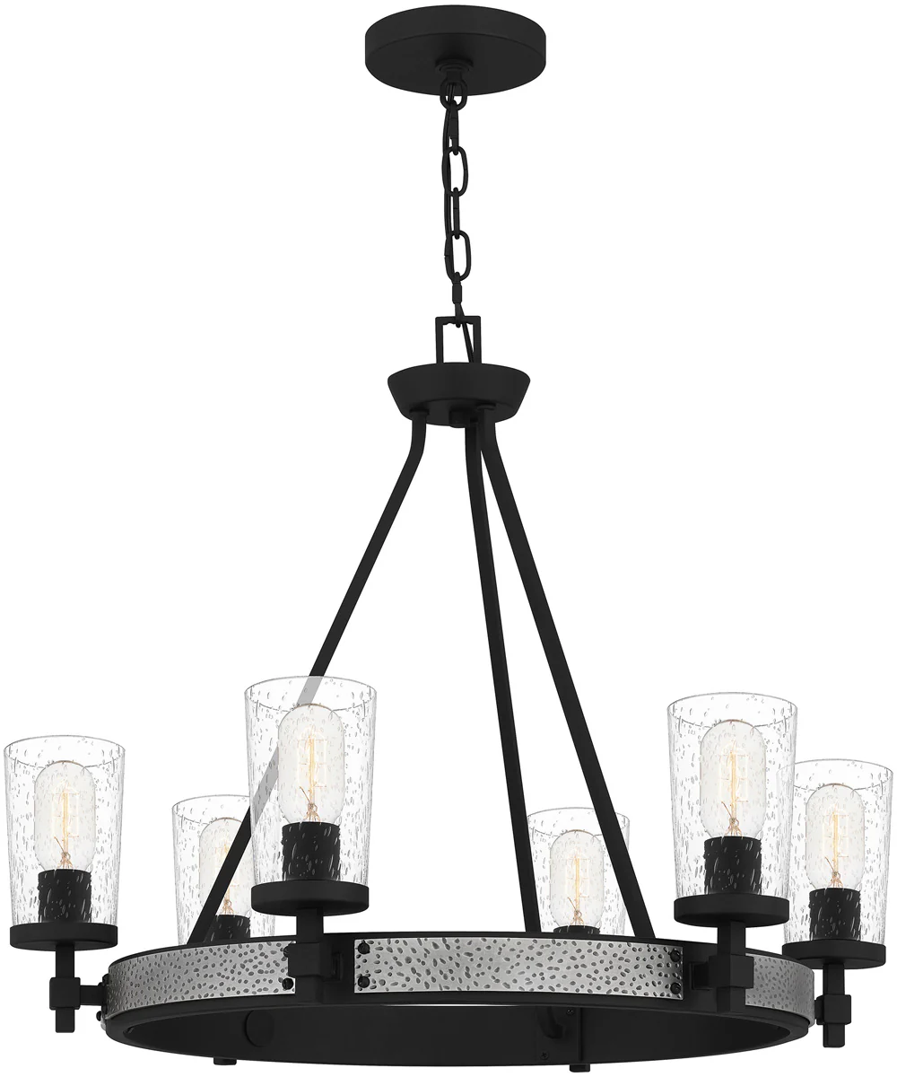 Alpine 6-light Chandelier Earth Black - Image 2