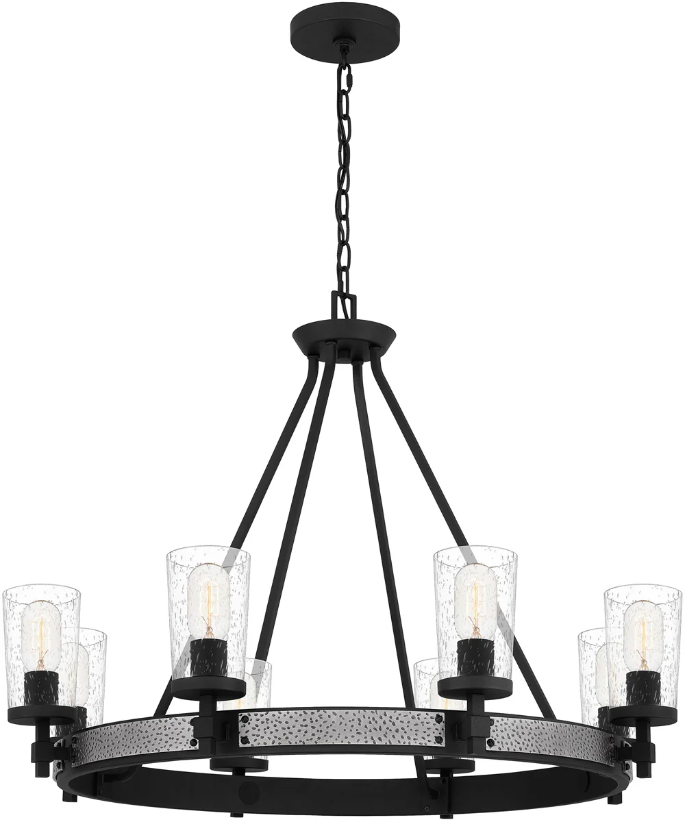 Alpine 8-light Chandelier Earth Black