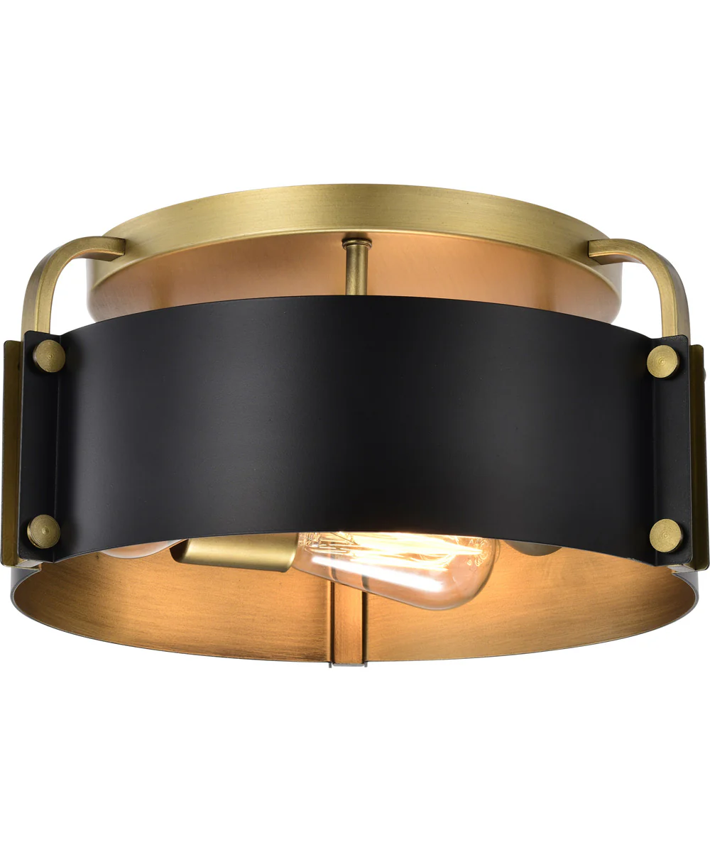 Altos 3-Light Close-to-Ceiling Matte Black - Image 2