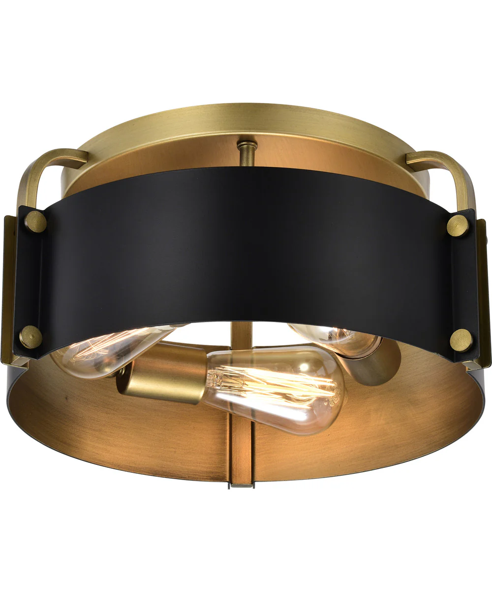 Altos 3-Light Close-to-Ceiling Matte Black - Image 6