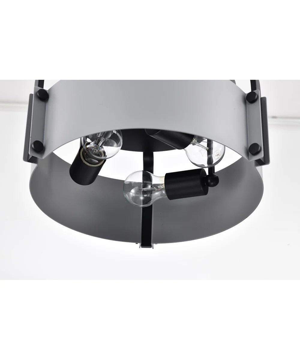 Altos 3-Light Close-to-Ceiling Matte Gray - Image 10