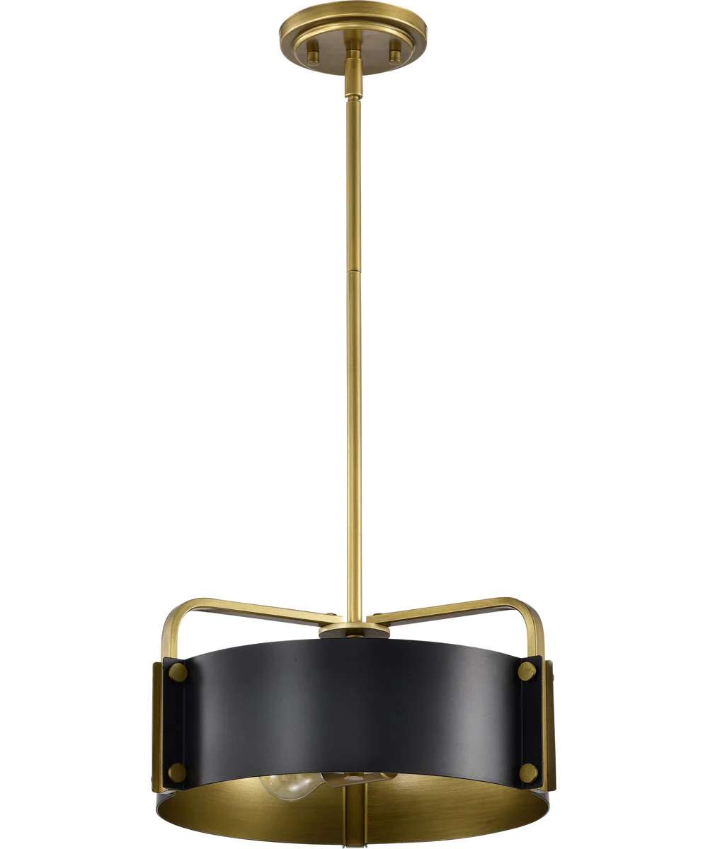 Altos 3-Light Pendant Matte Black