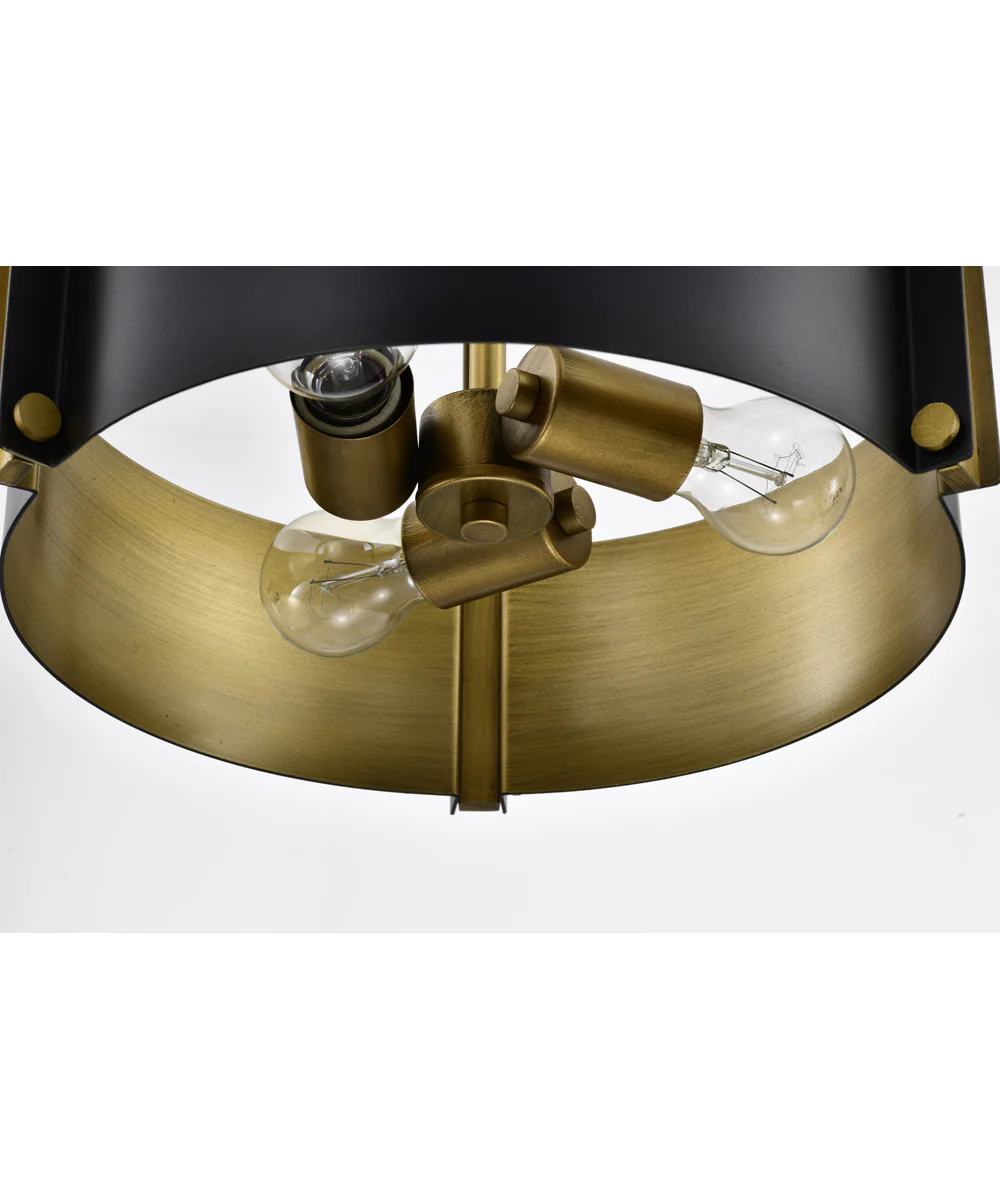 Altos 3-Light Pendant Matte Black - Image 8