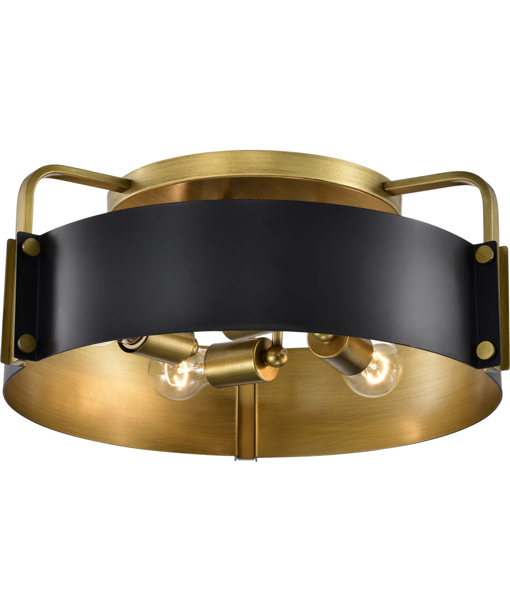 Altos 4-Light Close-to-Ceiling Matte Black - Image 2