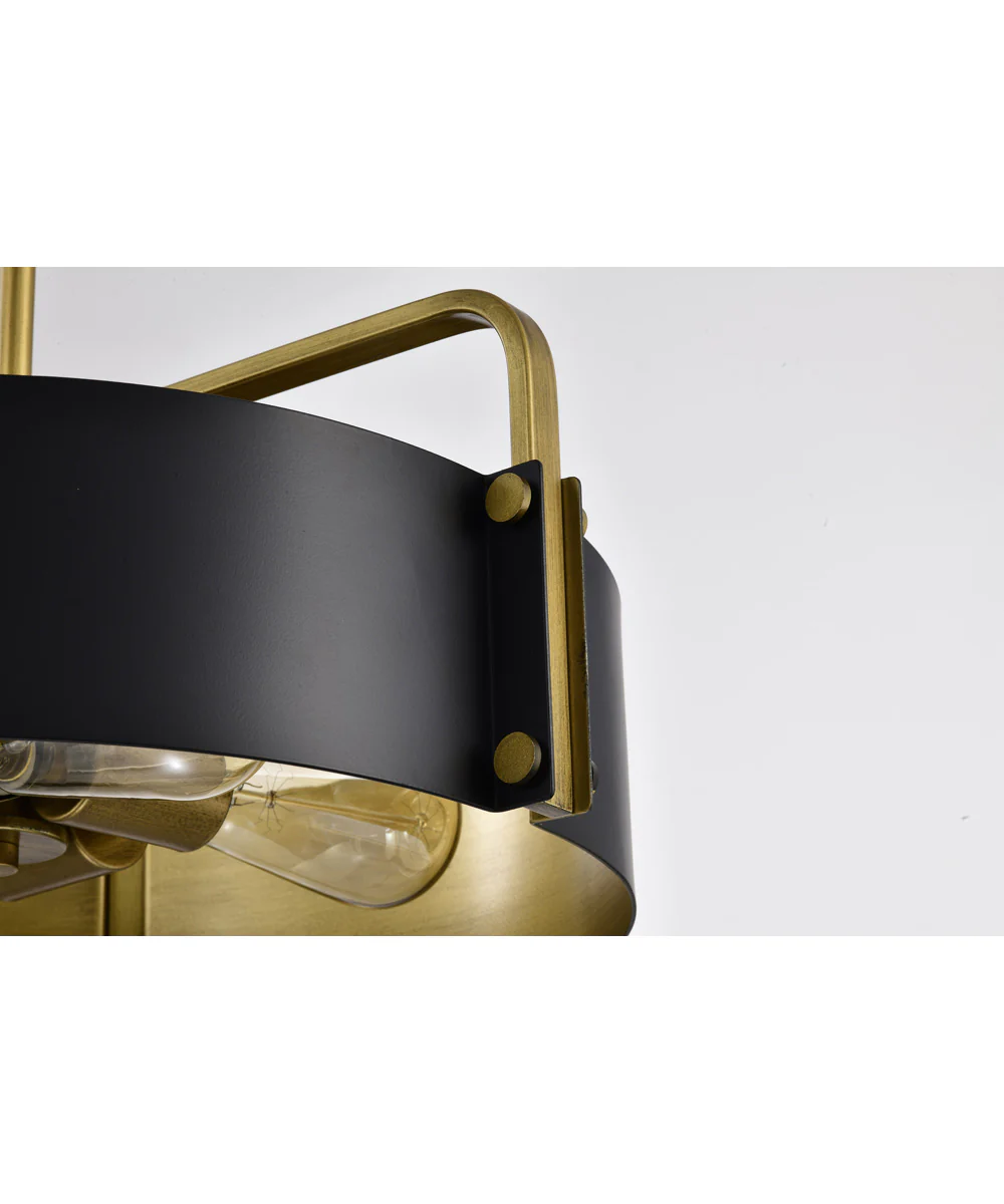 Altos 4-Light Pendant Matte Black - Image 8