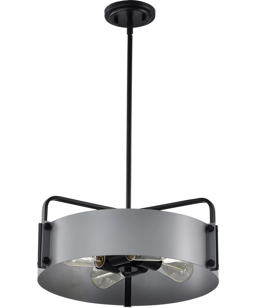Altos 4-Light Pendant Matte Gray - Image 3