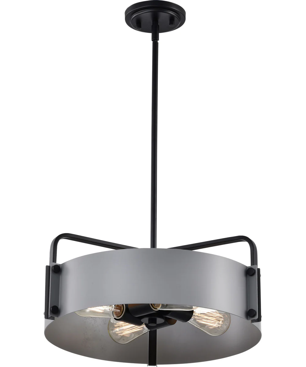 Altos 4-Light Pendant Matte Gray - Image 4