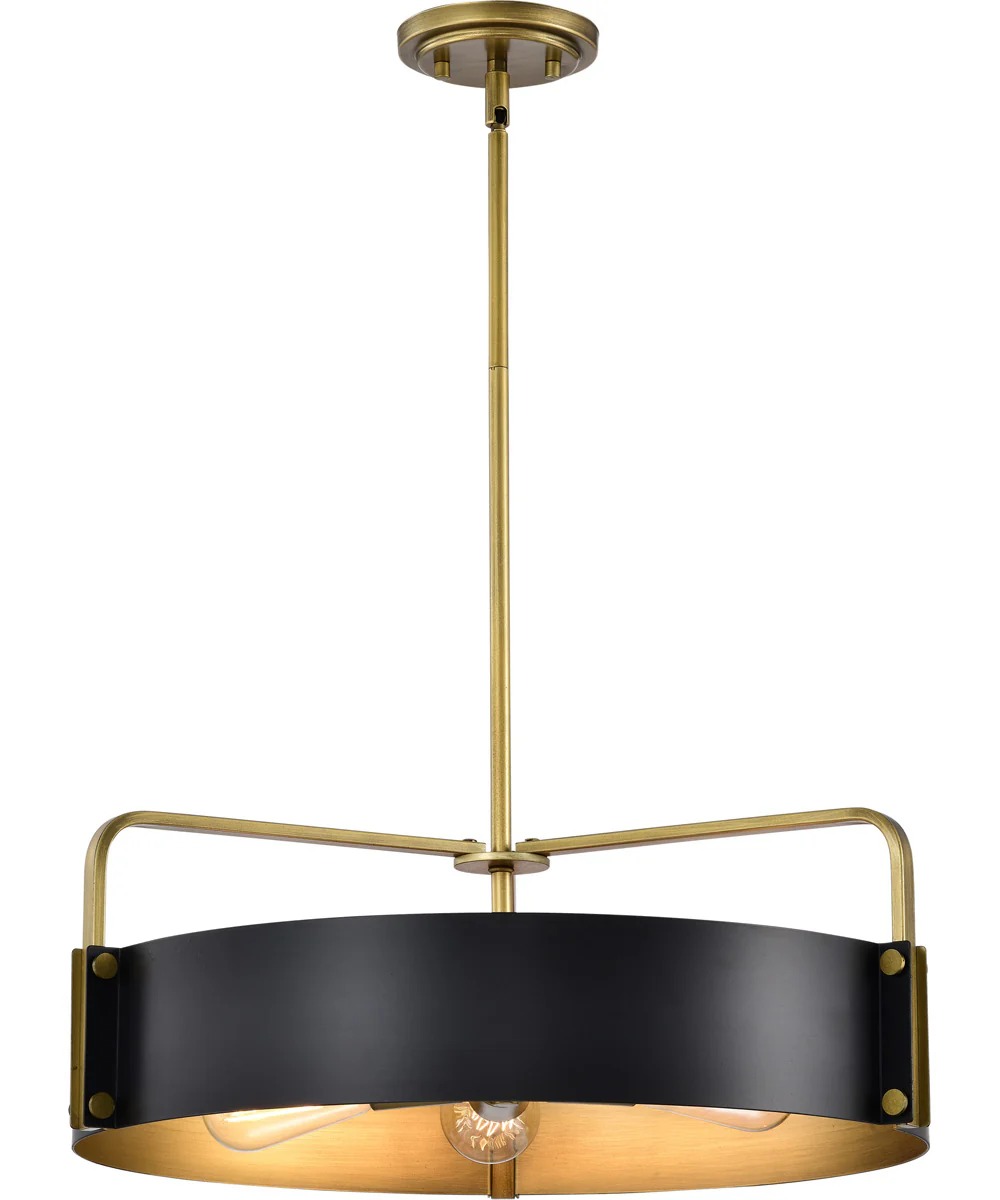 Altos 5-Light Pendant Matte Black - Image 2