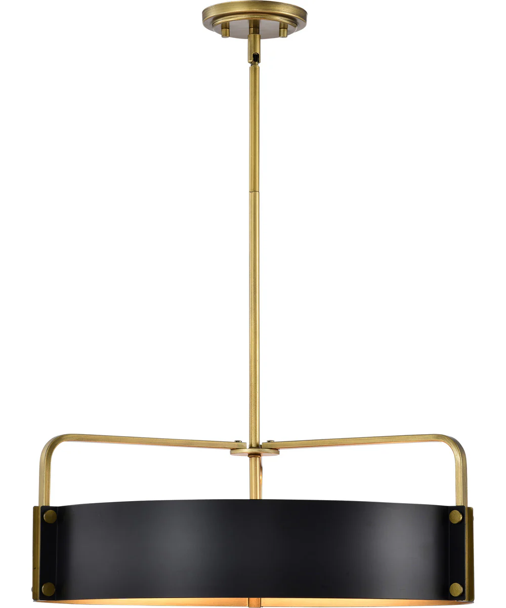Altos 5-Light Pendant Matte Black - Image 4
