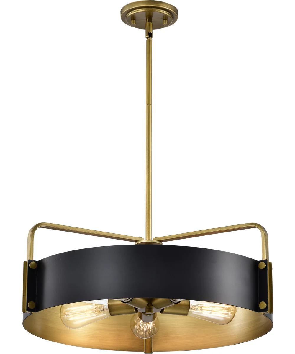 Altos 5-Light Pendant Matte Black - Image 6