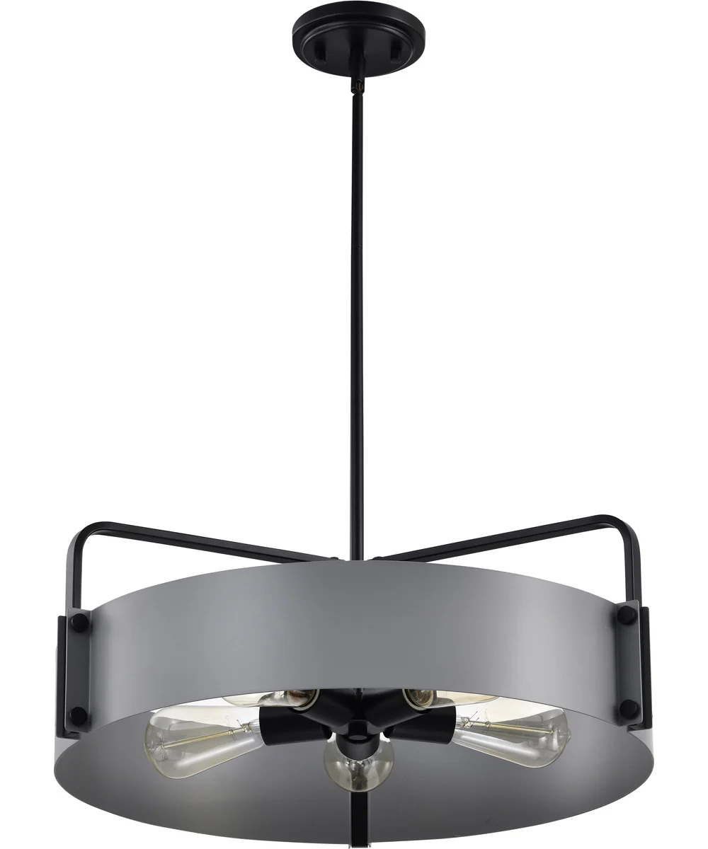 Altos 5-Light Pendant Matte Gray - Image 3