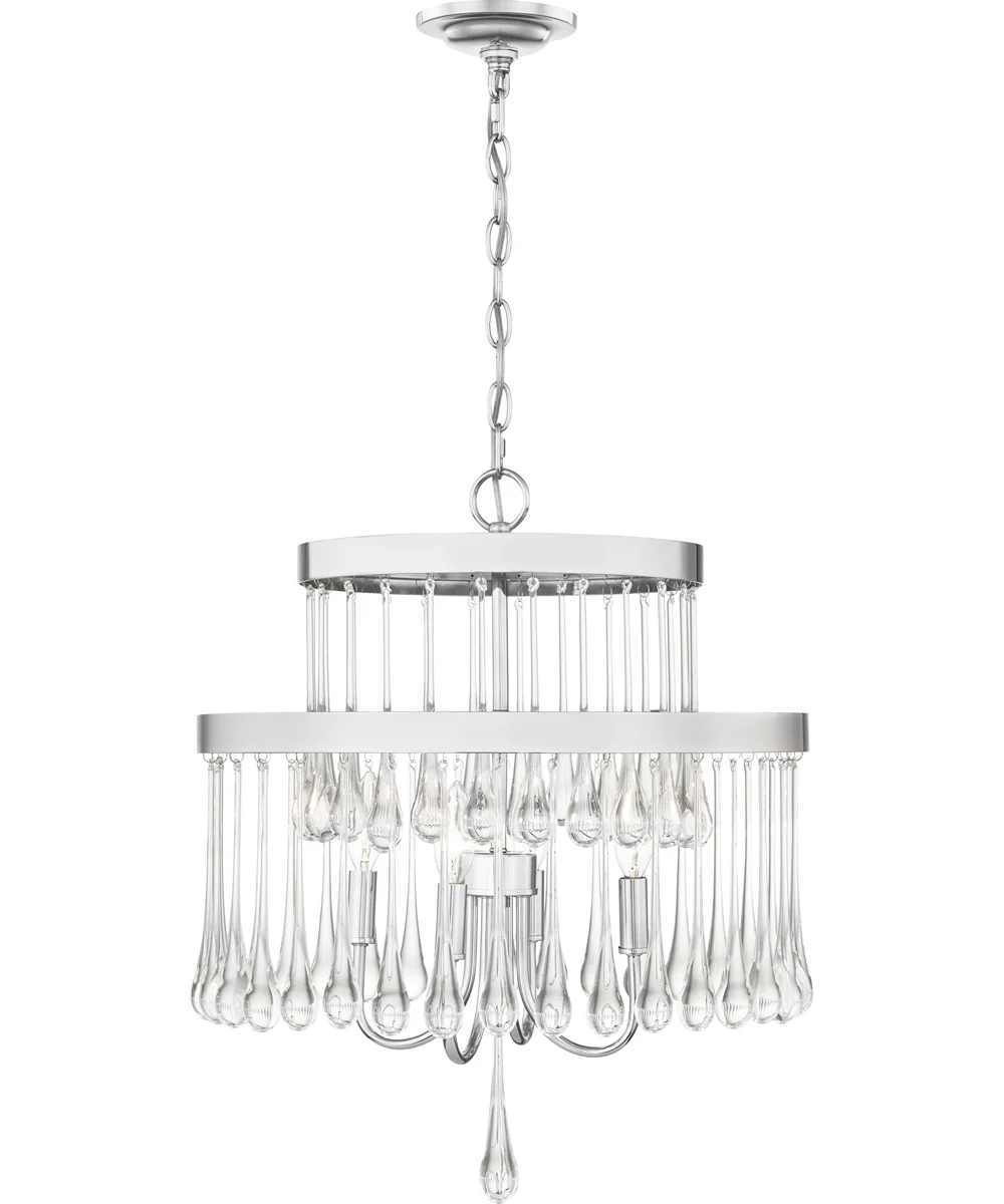 Alva 4-light Pendant Polished Chrome - Image 2
