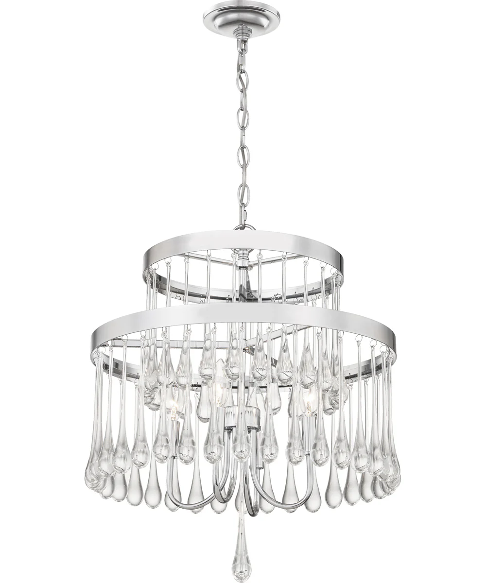 Alva 4-light Pendant Polished Chrome - Image 4
