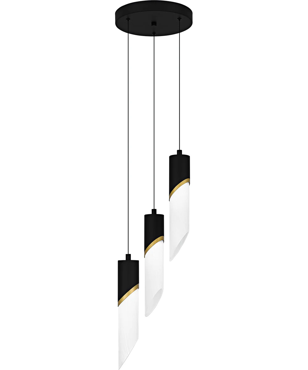 Alys 3-light Pendant Matte Black - Image 3