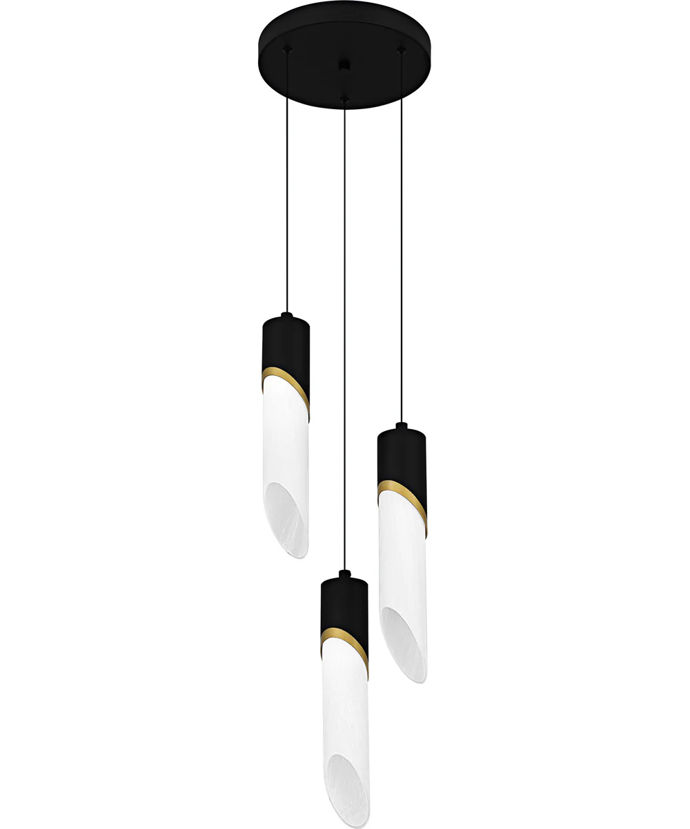 Alys 3-light Pendant Matte Black - Image 4