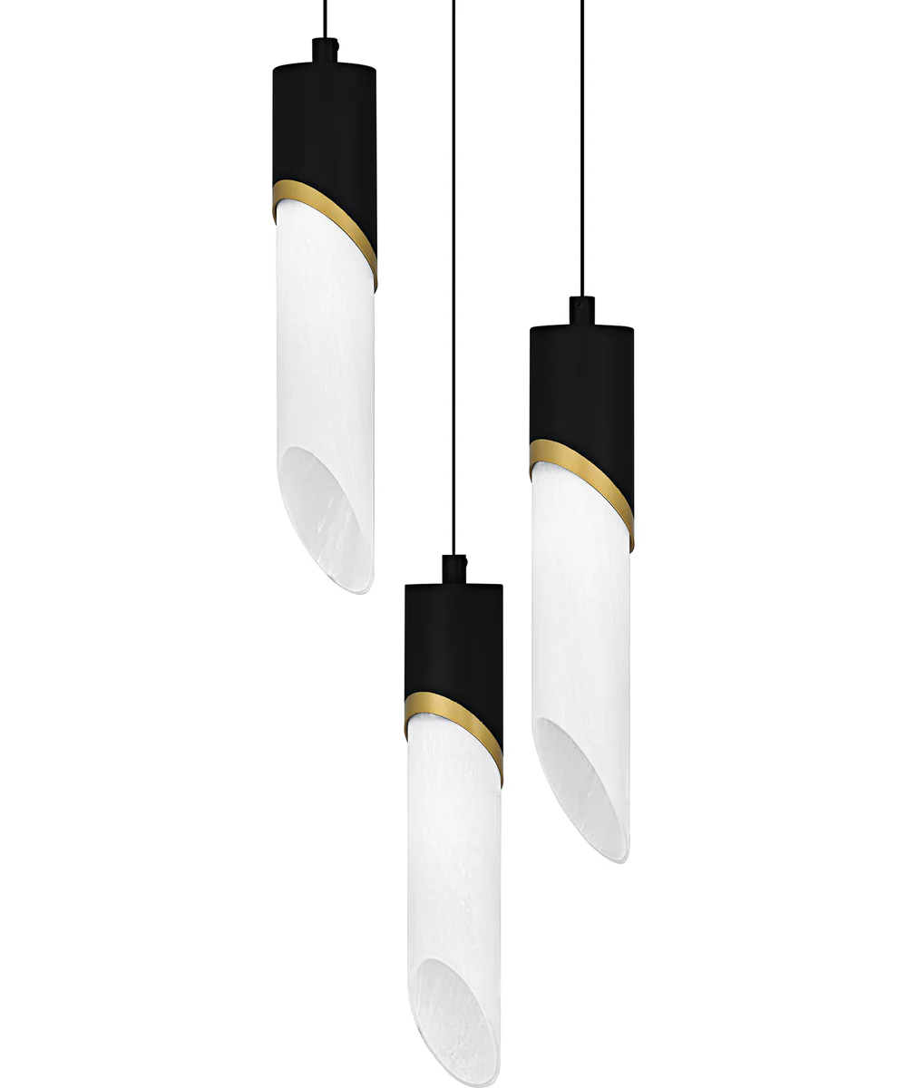 Alys 3-light Pendant Matte Black - Image 5