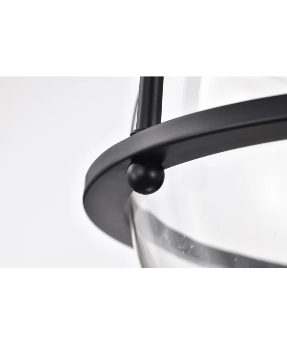 Amado 3-Light Pendant Matte Black - Image 7