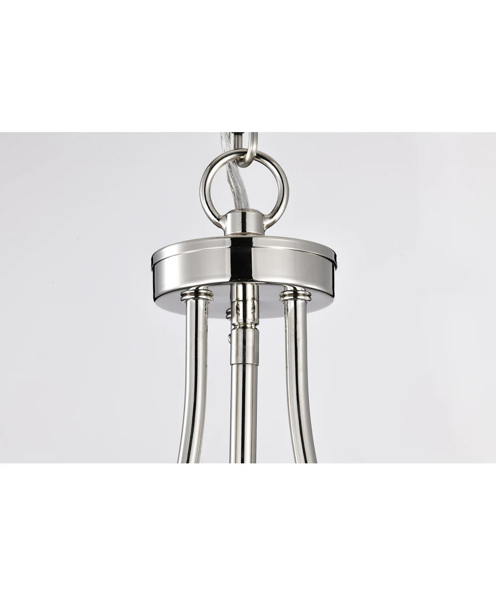 Amado 3-Light Pendant Polished Nickel - Image 8