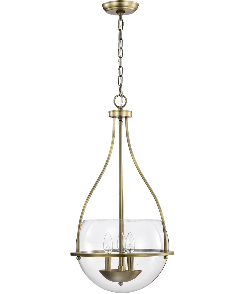 Amado 3-Light Pendant Vintage Brass - Image 5