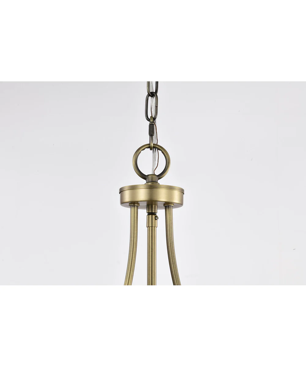 Amado 3-Light Pendant Vintage Brass - Image 7