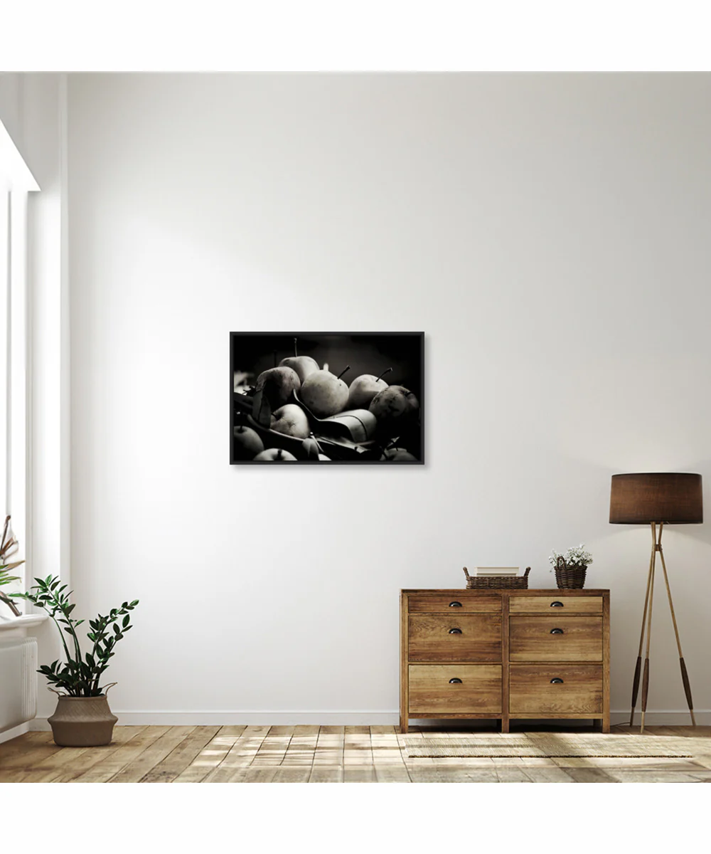 Framed Harvest Fruit by Alex Caminker Canvas Wall Art Print (33  W x 23  H), Sylvie Black Frame - Image 2