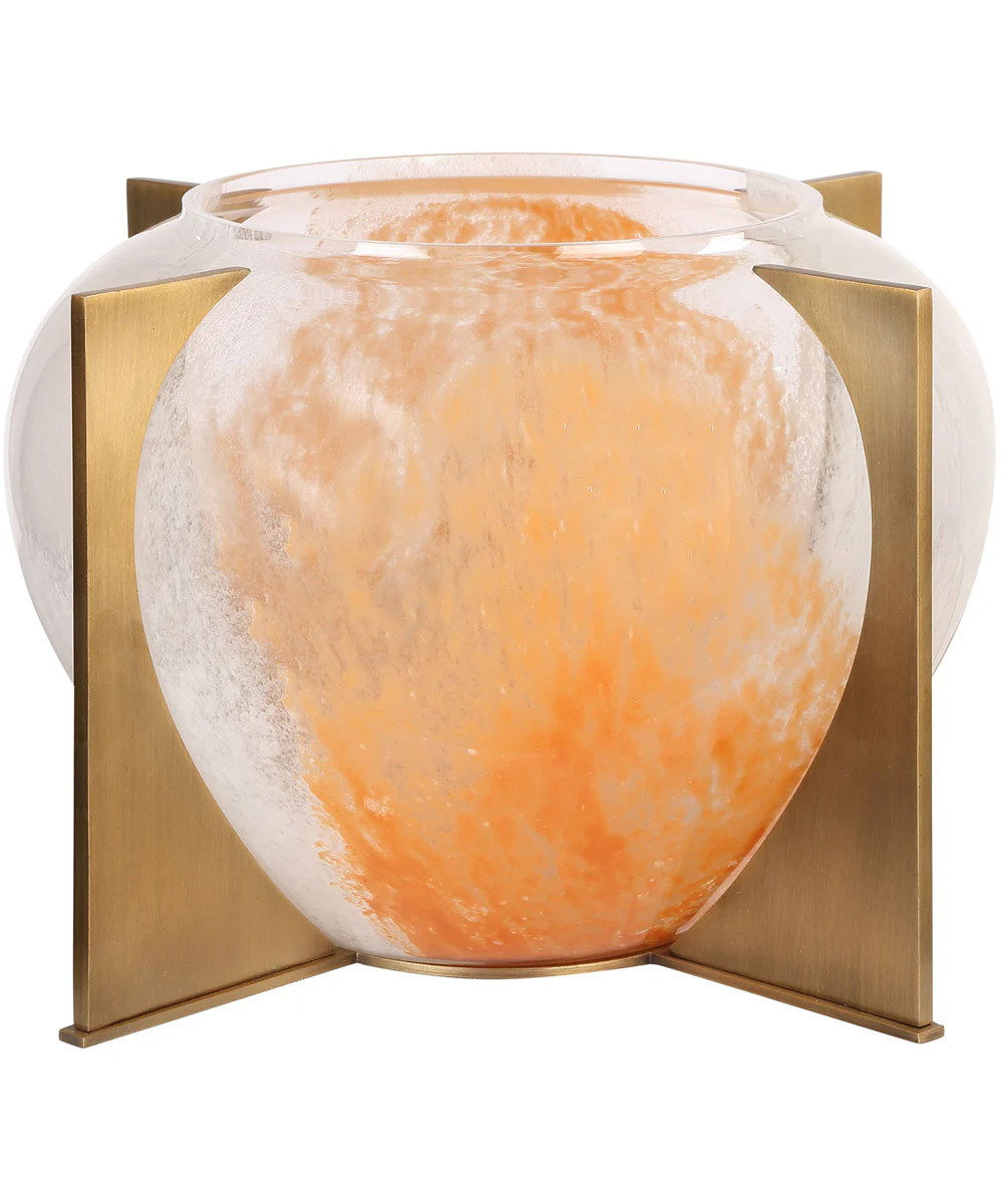 Amber Swirl Vase - Image 4